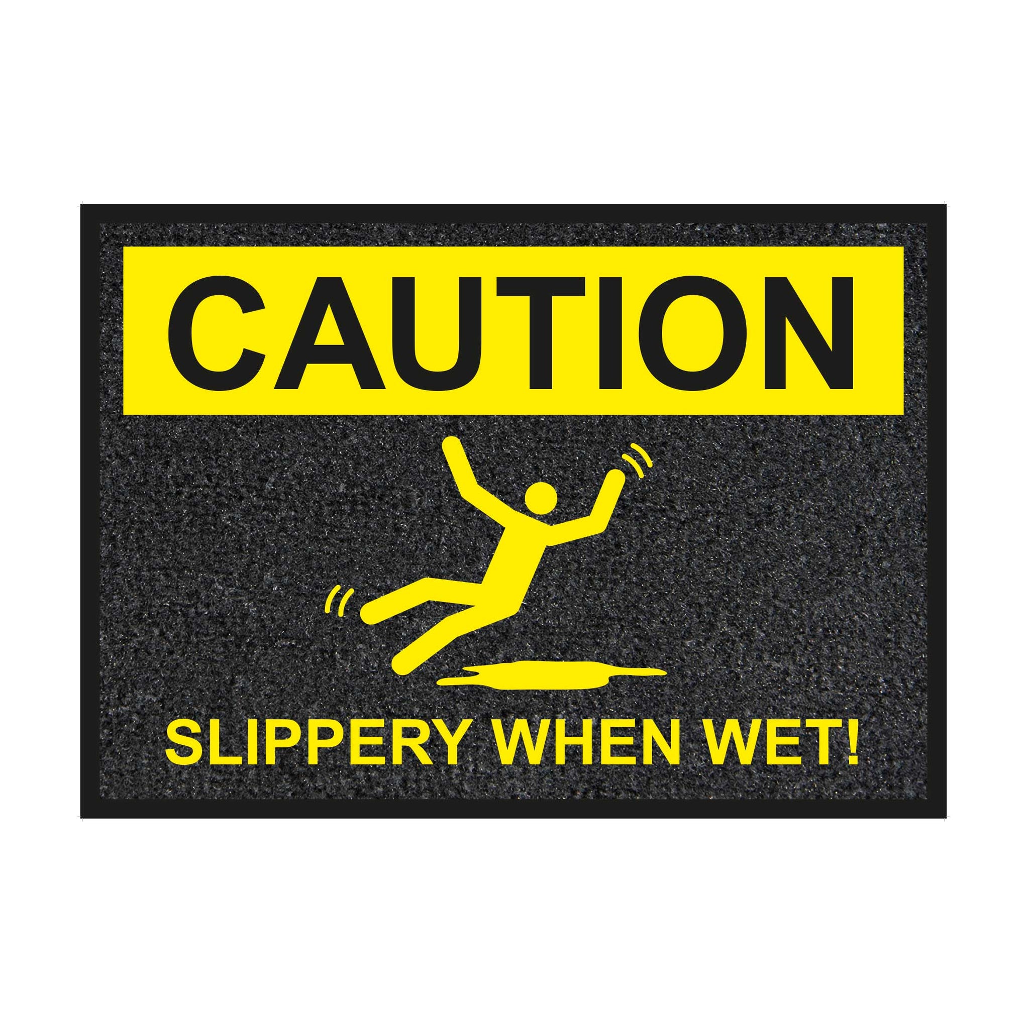 Slippry Mat Slippery When Wet Safety Mat 850mm x 1200mm | SG World | SG World