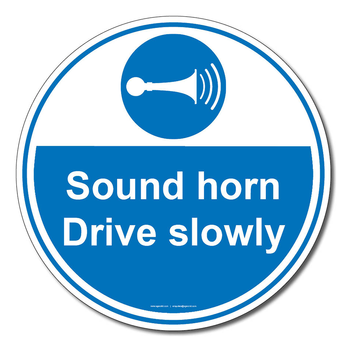 Caution Sign Sound Horn Proceed Slowly Stok Vektör Sanatı & Araba - Motorlu Taşı