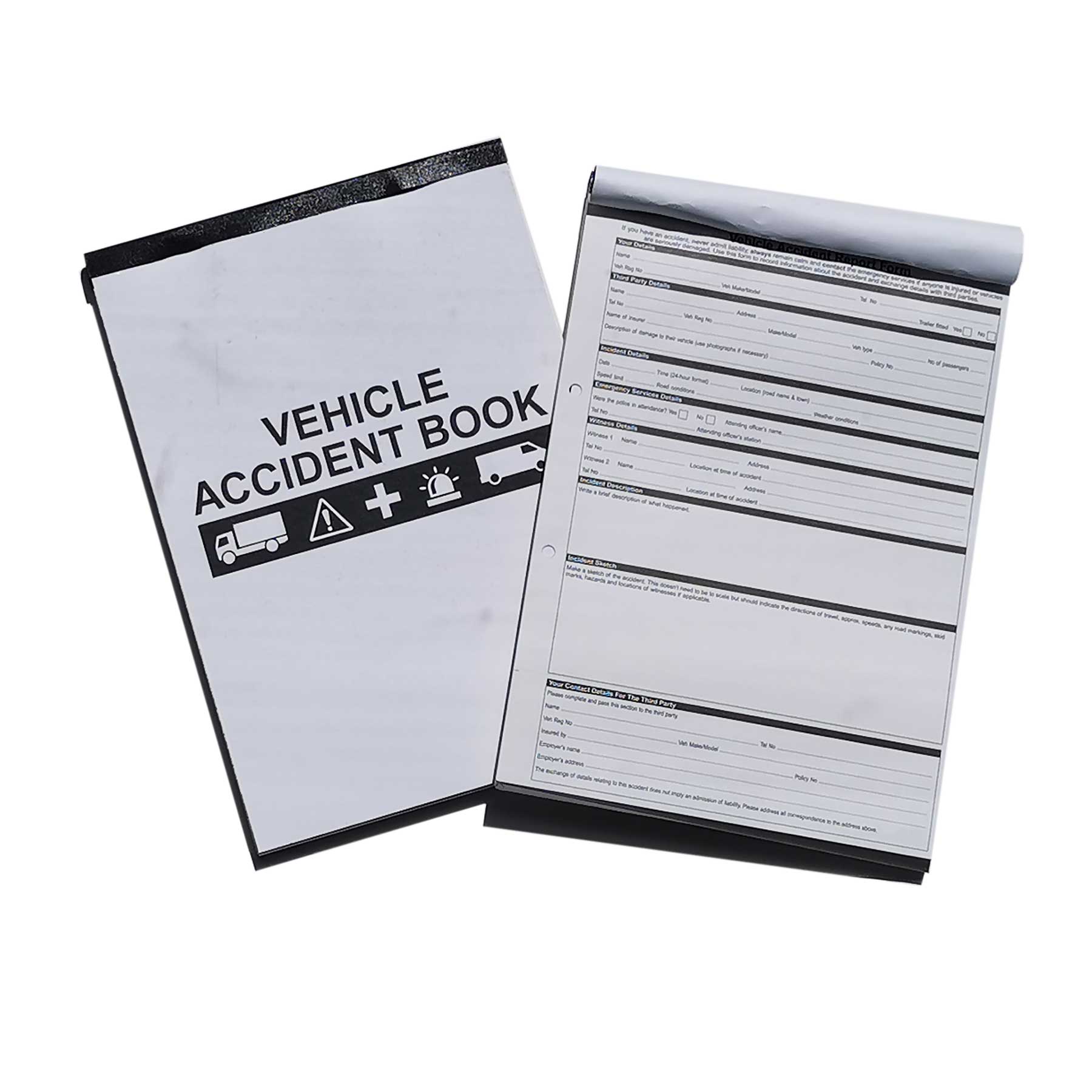 Vehicle Accident Book (pad of 30) — SG World
