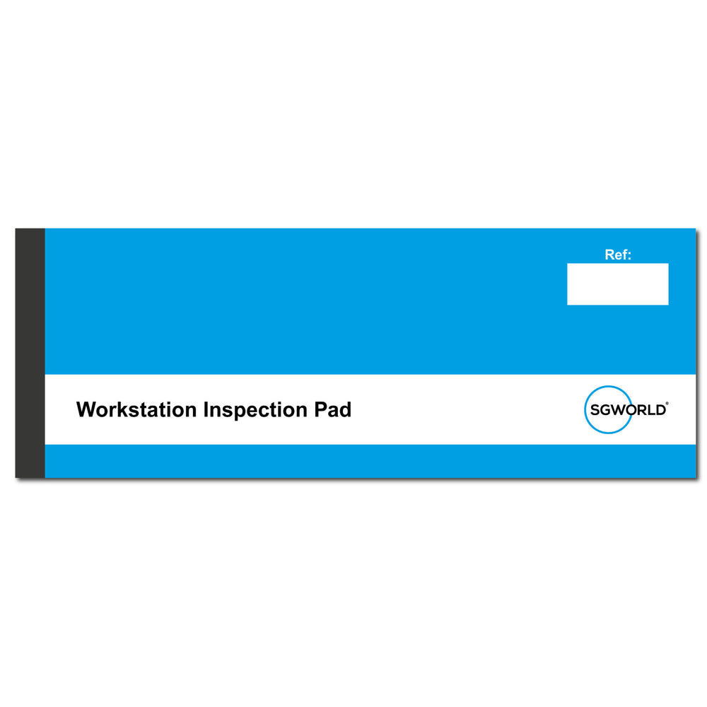 Work Station Visual Inspection Checklist (Pad of 30) | SG World