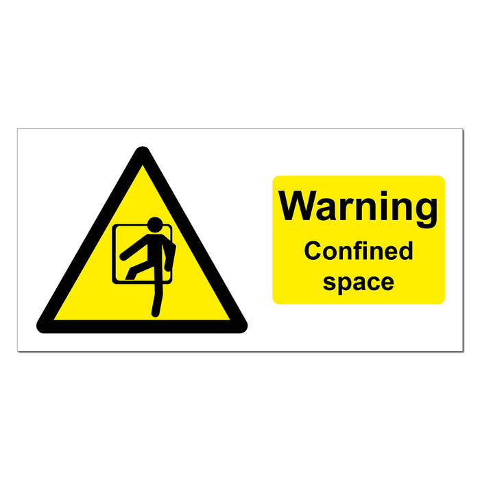 Congested Space Sign Warning Confined Space Safety Sign | SG World | SG World