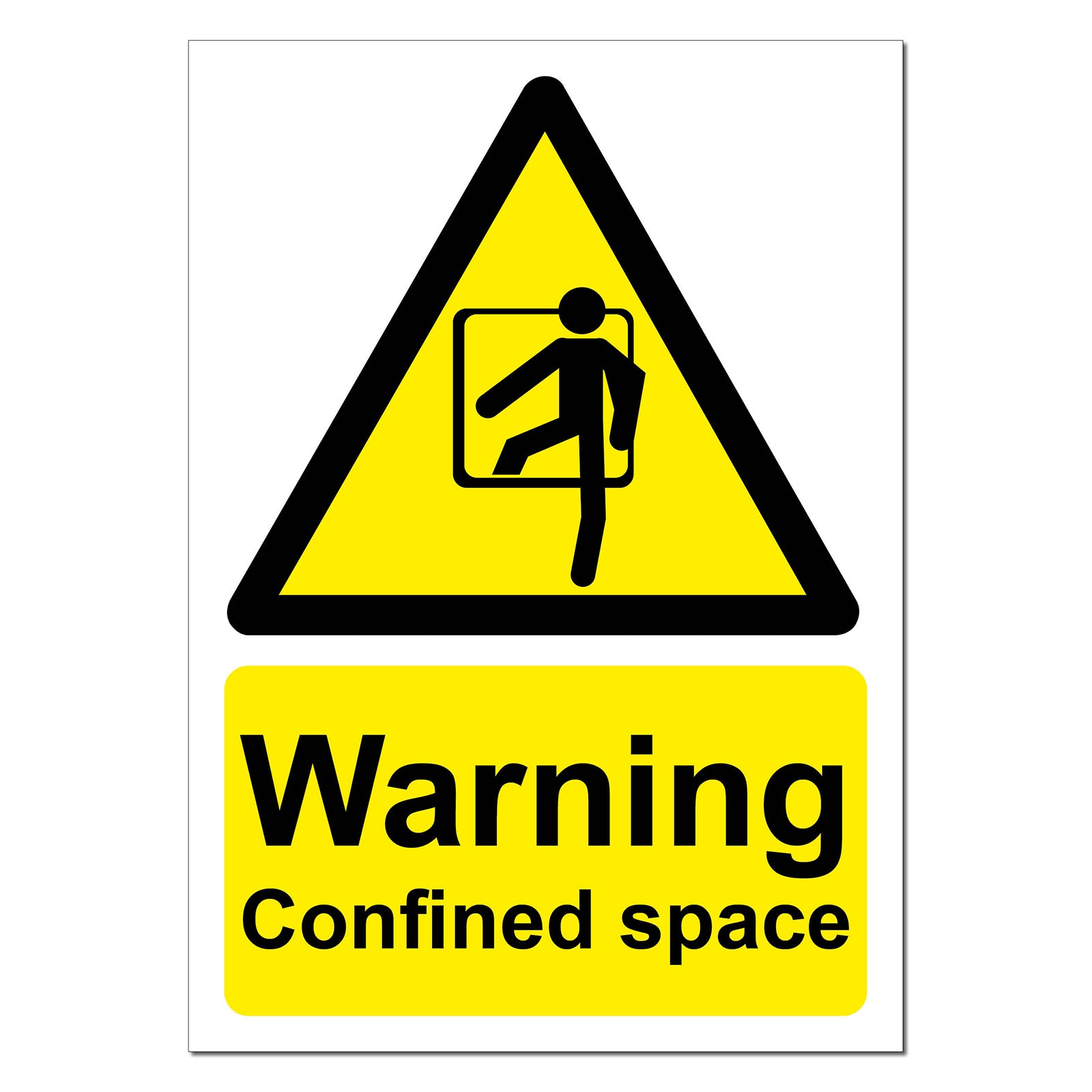 Prospit Space Sign Warning Confined Space Safety Sign | SG World | SG World