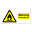 Warning Flammable Gas Safety Sign