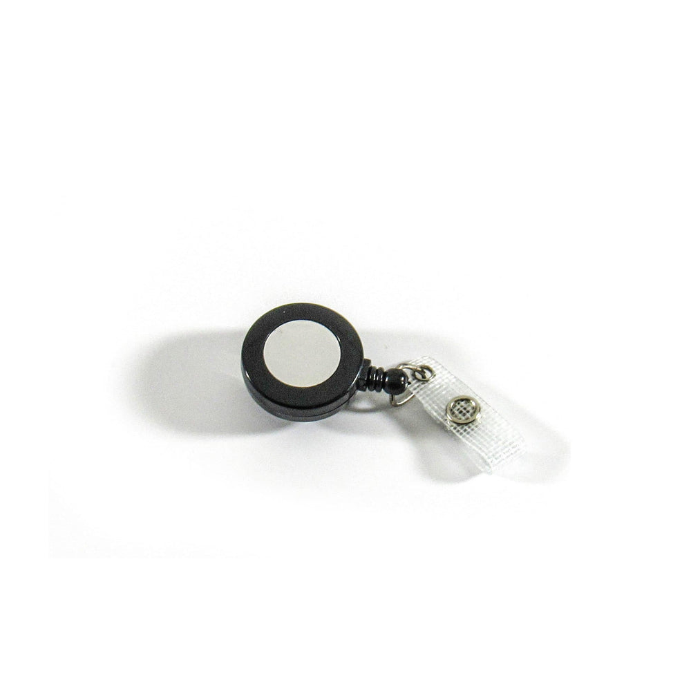 Small Black Retractable Badge Reel Yo-Yo (Packs of 10) — SG World