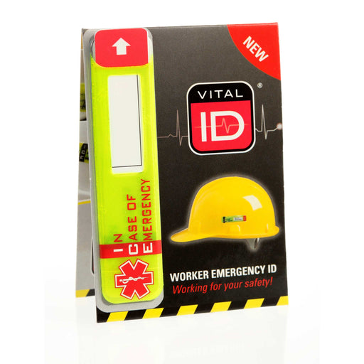 Worker Emergency ID  Tag with Window