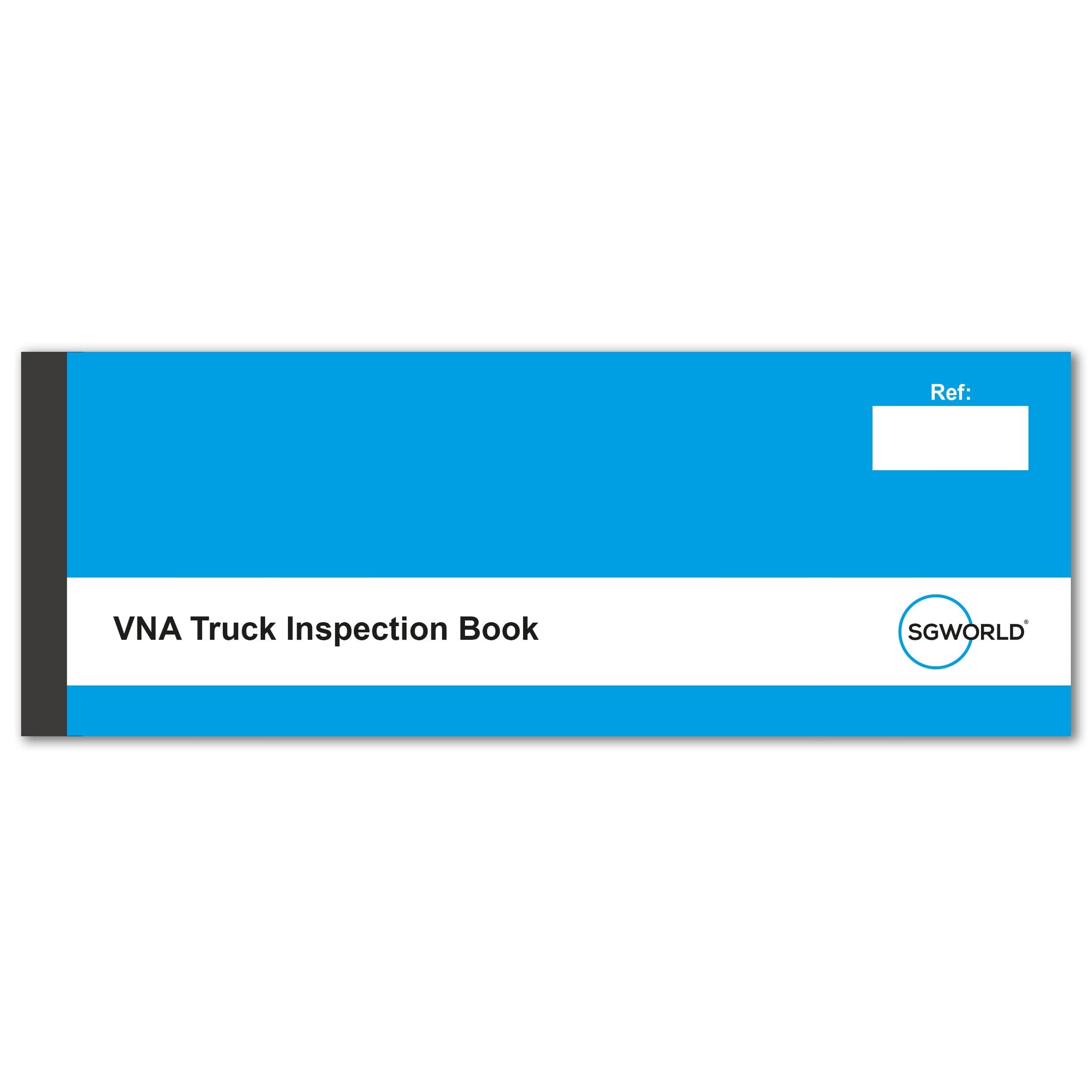 VNA Truck Pre-Use Visual Inspection Checklist (pad of 30) | SG World