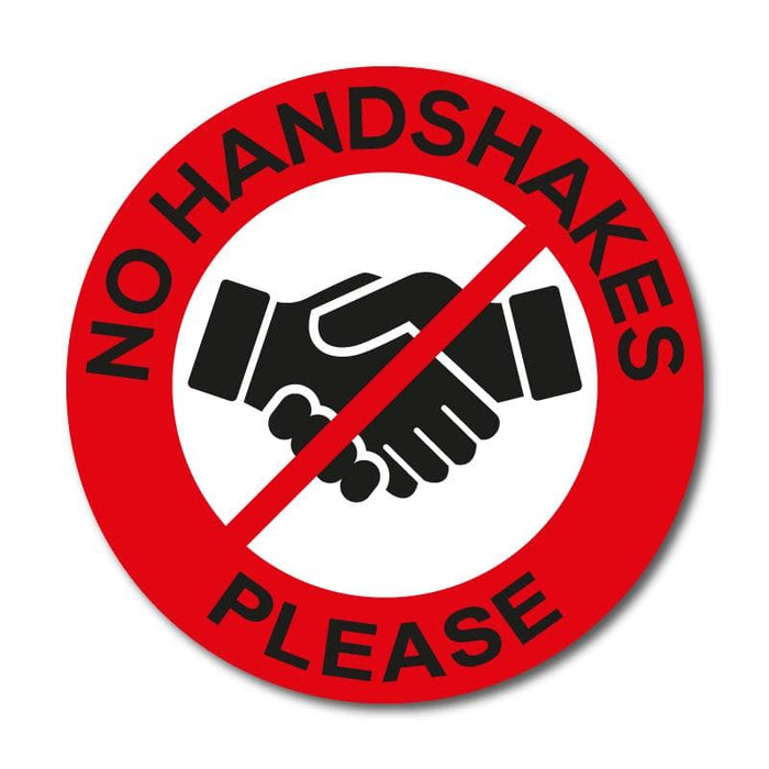 No Handshake Stickers (Packs of 150)