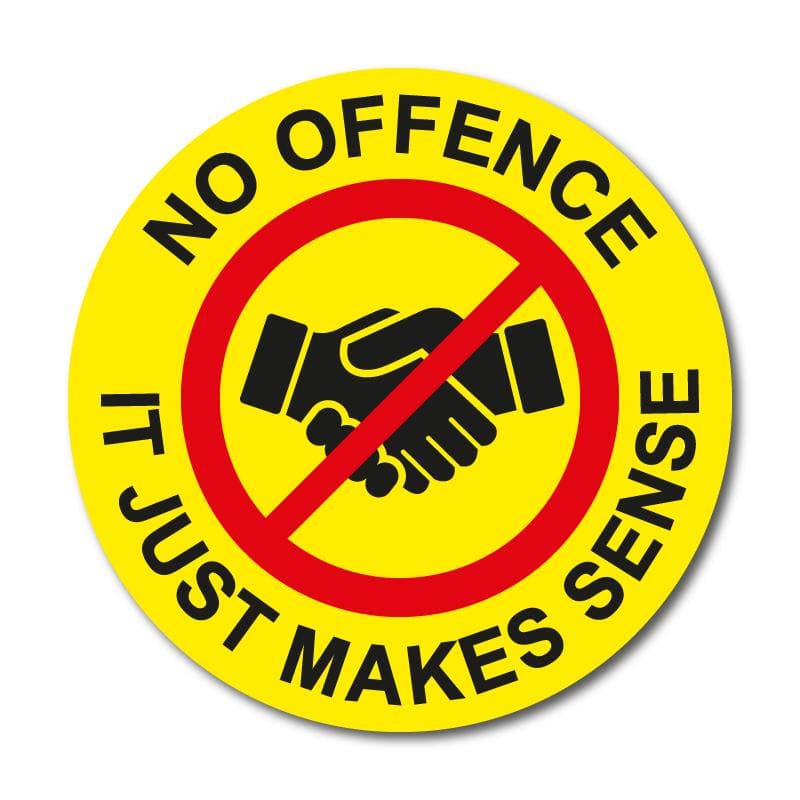 No Offence Stickers (Packs of 150)