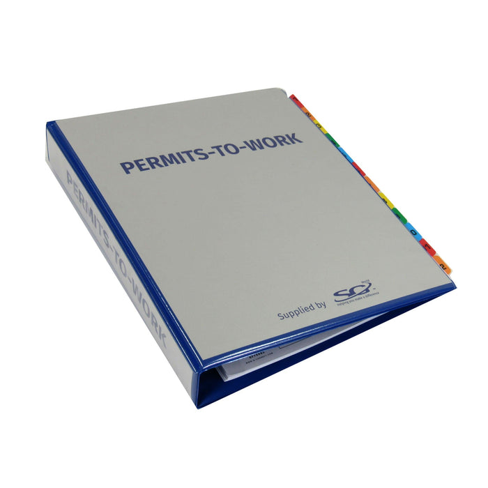 Permit to Work Storage binder left offset